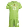 Maillot de Gardien Argentine Emiliano Martinez 23 Domicile Coupe du Monde 2022 Pour Enfant